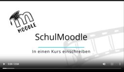 Vorschaubild Moodle-Tutorial "Kurseinschreibung"