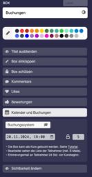 Vorschaubild Buchungen