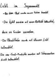 Vorschaubild Licht im Supermarkt