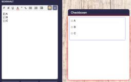 Vorschaubild Checkboxen - Ansicht