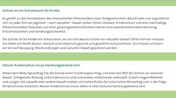 Vorschaubild Prävention vor Gewalt und sexuellem Missbrauch