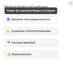 Vorschaubild Medienpool aussuchen